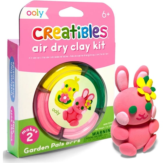 Πηλός Ooly Creatibles Mini Air Dry Clay Kit - Garden Pals BFFs image 2