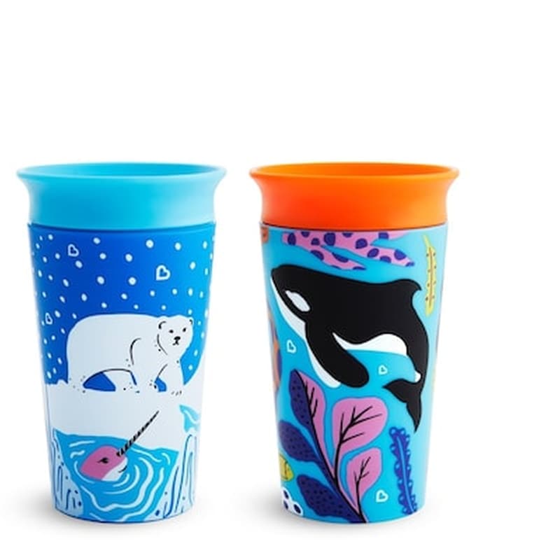 MUNCHKIN Munchkin Σετ 2 Τμχ Παιδικά Κύπελλα Miracle 360 - 2pk Miracle Sippy Cup 266ml