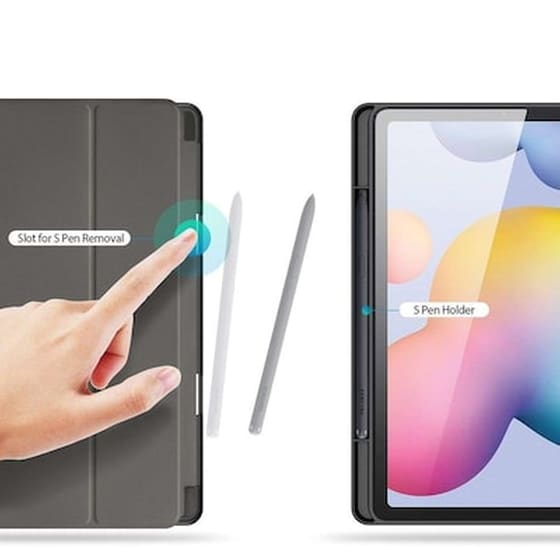 Θήκη Tablet Samsung Galaxy Tab S6 Lite - Dux Ducis Domo Series Flip - Black image 1
