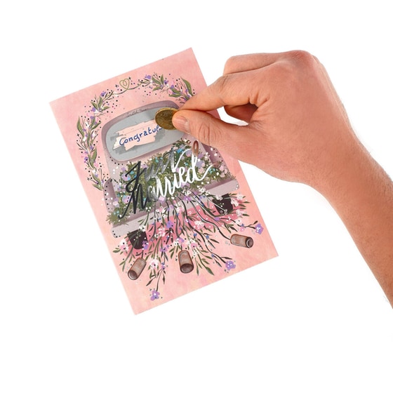 Ευχετήρια Κάρτα Legami Scratch to Reveal Just Married image 4
