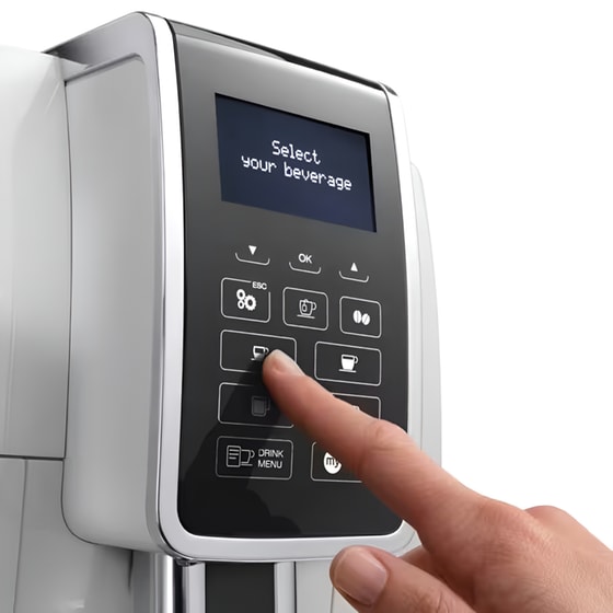 DELONGHI Dinamica ECAM350.35.W 1450W 15bar Μηχανή Espresso image 2