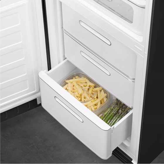 SMEG FAB32LBL6 332 Lt Total No Frost Μαύρο Ψυγειοκαταψύκτης image 6