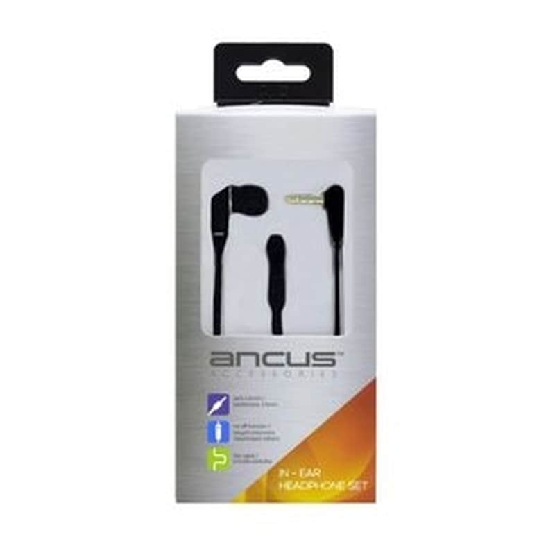 ANCUS Ακουστικά Handsfree Ancus Loop 3.5mm Jack Mono 3.5mm Jack - Μαύρο