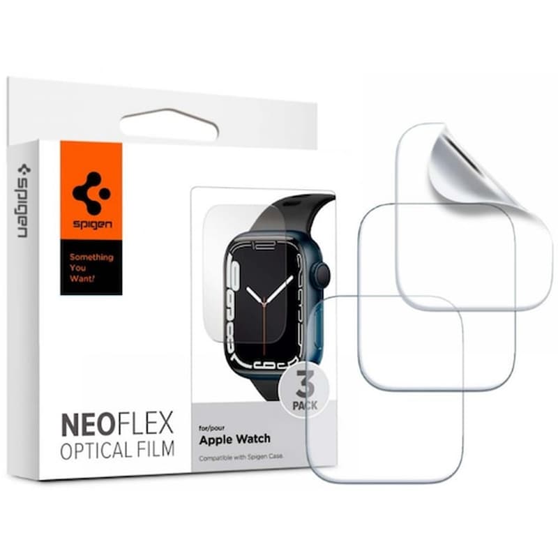 SPIGEN Προστασία Οθόνης Spigen Neo Flex για Apple Watch 45mm