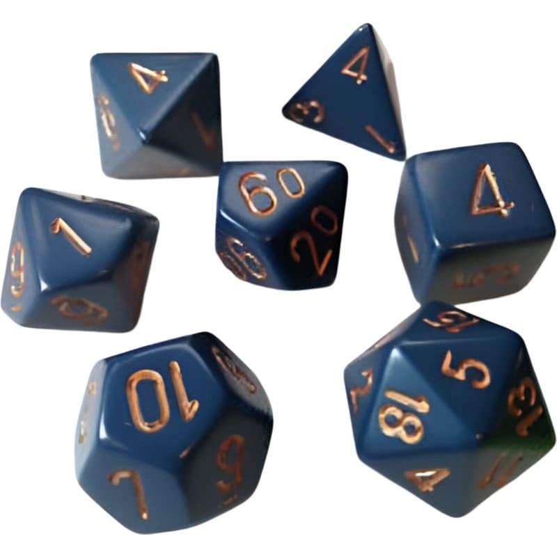 Chessex Opaque - Dusty Blue/Copper CHESSEX
