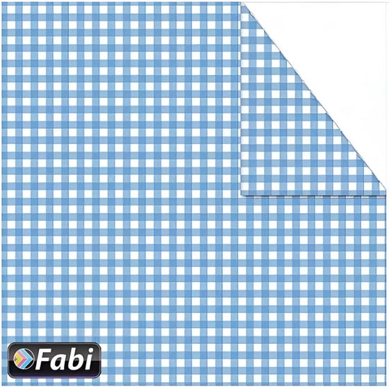 Κλασικό Χαρτόνι Fabi 50x70 cm Μπλε Καρό image 0