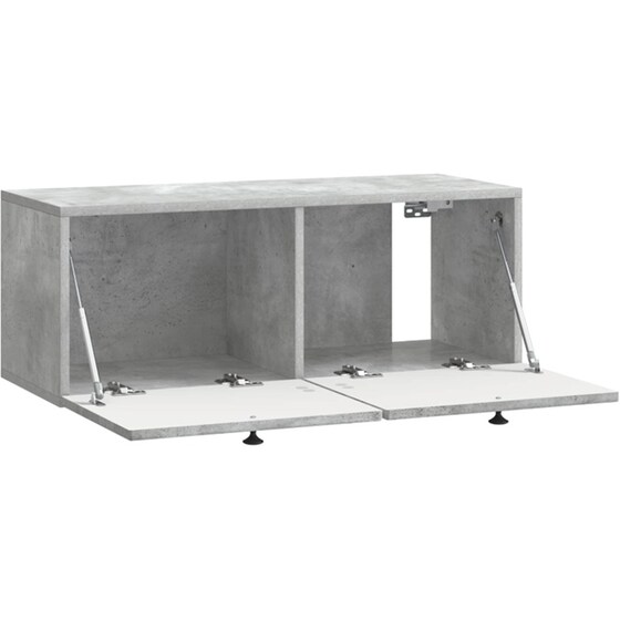 Επιτοίχιο Έπιπλο Τηλεόρασης VidaXL 78.5x31x30 cm - Γκρι image 4