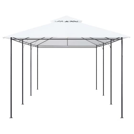 Κιόσκι Vidaxl Ατσάλι 600x298x270cm - Λευκό image 4