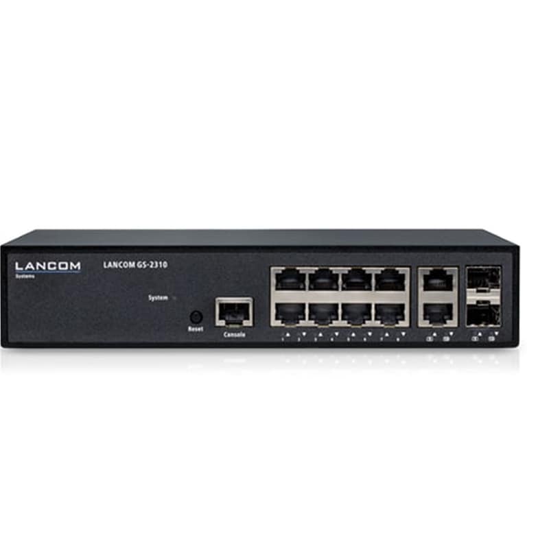 LANCOM SYSTEMS Lancom GS-2310 Network Switch Managed L2 Gigabit Ethernet (1000 Mbps) 1U