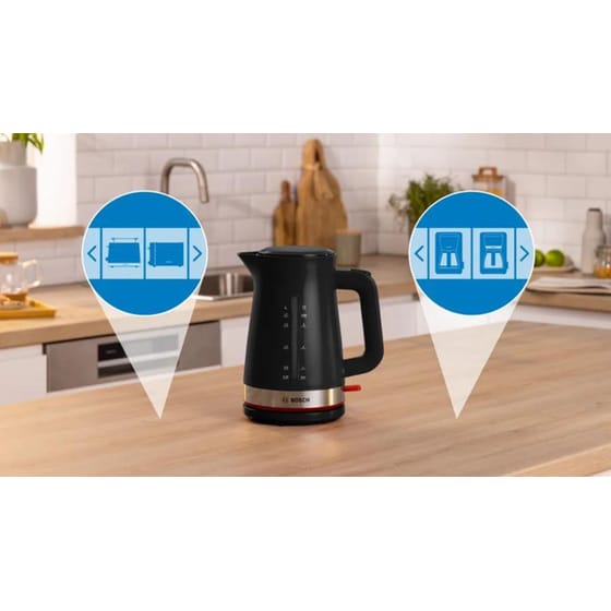 Βραστήρας BOSCH MyMoment TWK4M223 2400 W 1.7 L Μαύρο image 4