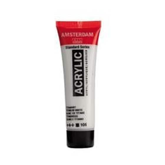 Talens Amsterdam Ακρυλικό Χρώμα 105 Titanium White120ml image 0