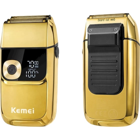Ξυριστική Μηχανή Kemei KM-2028 Χρυσή image 2