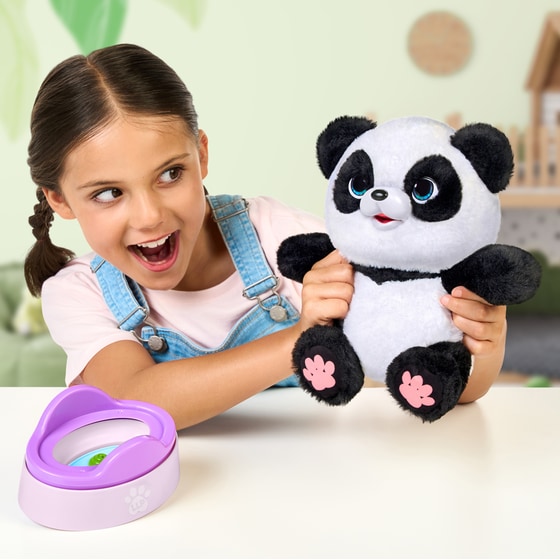 Λούτρινο Διαδραστικό Κατοικίδιο Little Live Pets My Baby Panda (20cm) image 8