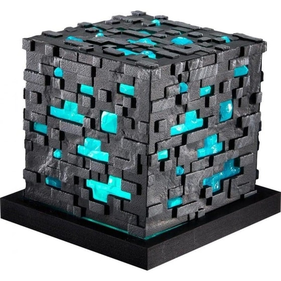 The Noble Collection Minecraft Diamond Ore Illuminating Collector Replica image 0