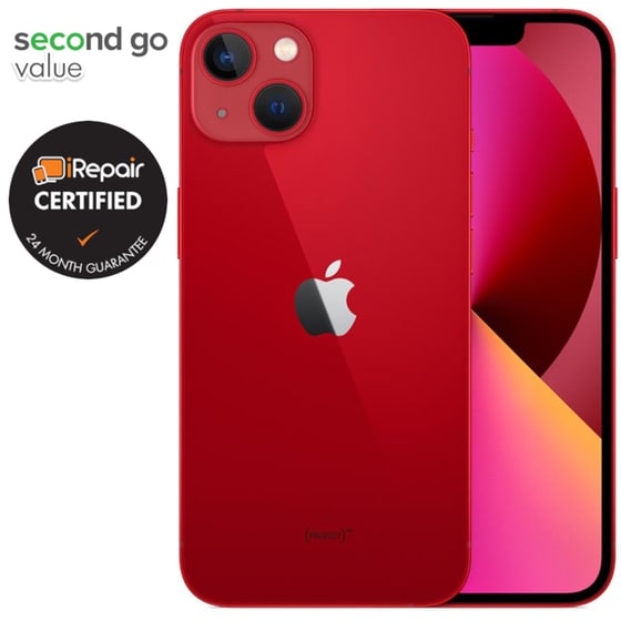 Μεταχειρισμένο Apple iPhone 13 128GB Product Red second go value Certified by iRepair image 2