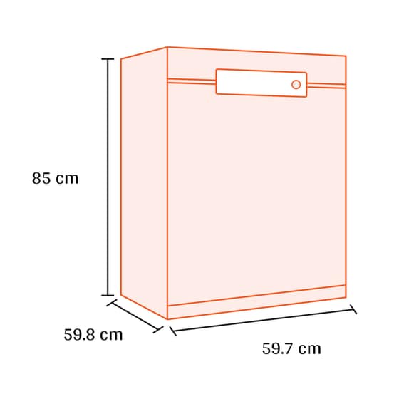 CANDY CF 3C7F0X για 13 Σερβίτσια Inox Πλυντήριο Πιάτων image 1