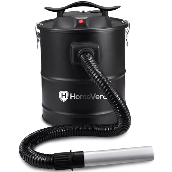 HOMEVERO HV-AVC1000B 1000 W 18 L Μαύρο Ηλεκτρική Σκούπα Στάχτης image 0