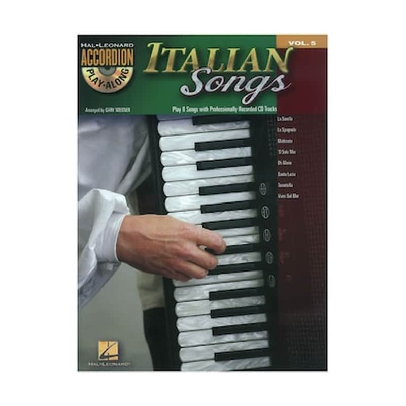 HAL LEONARD Hal Leonard Italian Songs - Cd Βιβλίο Για Ακορντεόν