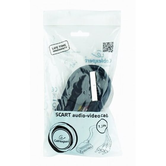 Καλώδιο Cablexpert Scart male σε 3x RCA male - 1.8m image 2