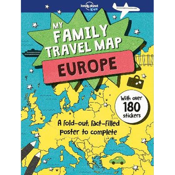 Lonely Planet Kids My Family Travel Map - Europe image 0