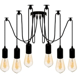 Φωτιστικό Οροφής Πολύφωτο Spitishop A-s Udell Black 167525 Μεταλλικό - Μαύρο