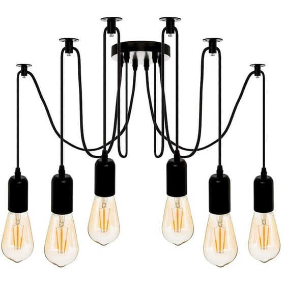 Φωτιστικό Οροφής Πολύφωτο Spitishop A-s Udell Black 167525 Μεταλλικό - Μαύρο image 0