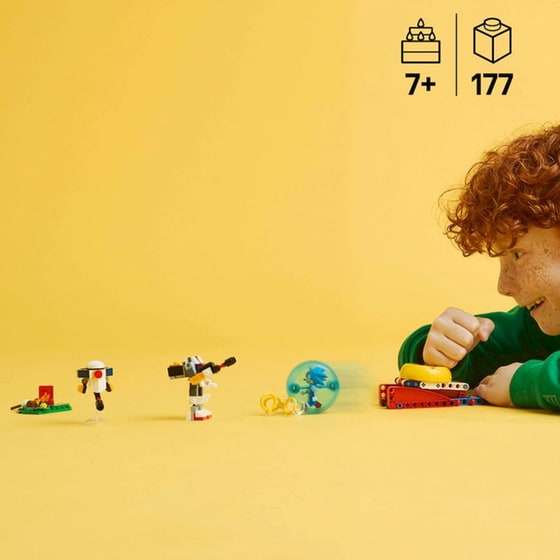 LEGO® Sonic the Hedgehog™ Η Σύγκρουση του Sonic στην Υπαίθρια Φωτιά (77001) image 1