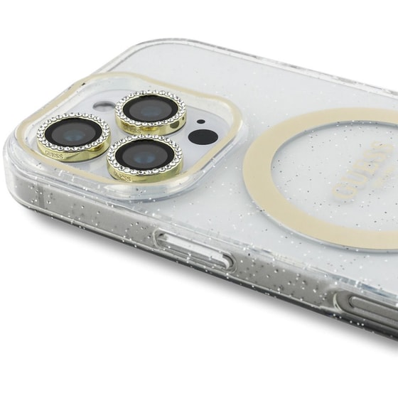 Θήκη Apple Iphone 16 Pro Max - Guess with Magsafe - Χρυσό image 1