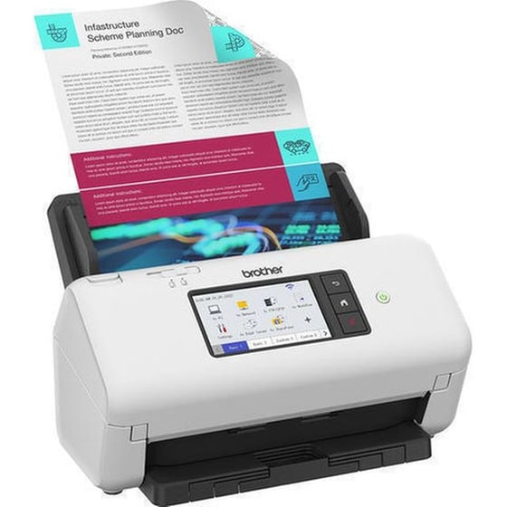 Brother ADS-4700W Σαρωτής εγγράφων A4 Sheetfed Optical 600 DPI με WiFi και Ethernet - Λευκό image 6