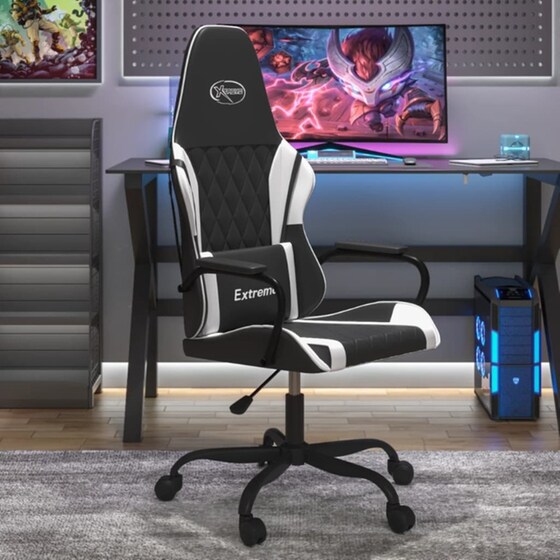 Καρέκλα Gaming VIDAXL 345538 από Τεχνητό Δέρμα - Μαύρη image 7