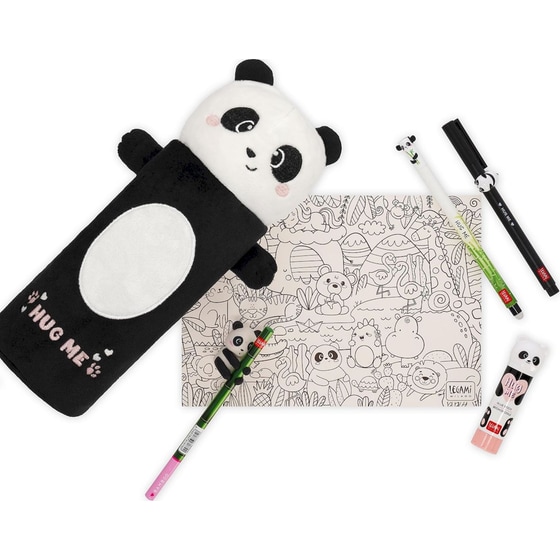 Κασετίνα Βαρελάκι Λούτρινη Legami Panda image 5