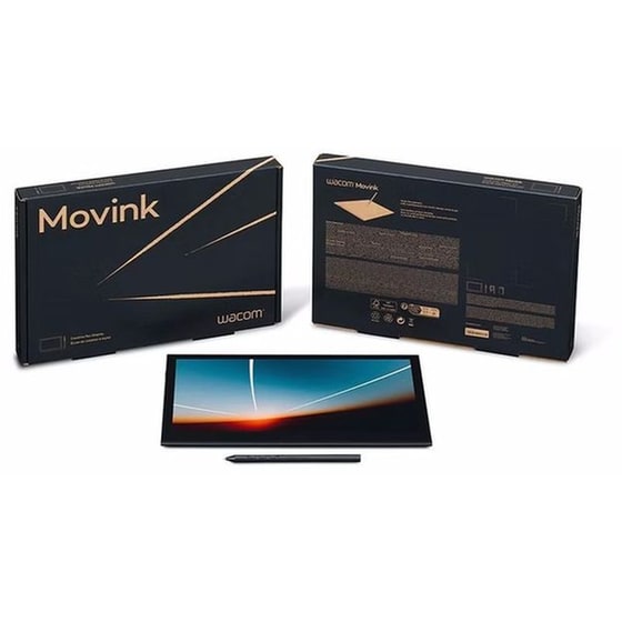 Γραφίδα & Ταμπλέτα Σχεδίασης Wacom Movink 13 - Μαύρο image 4