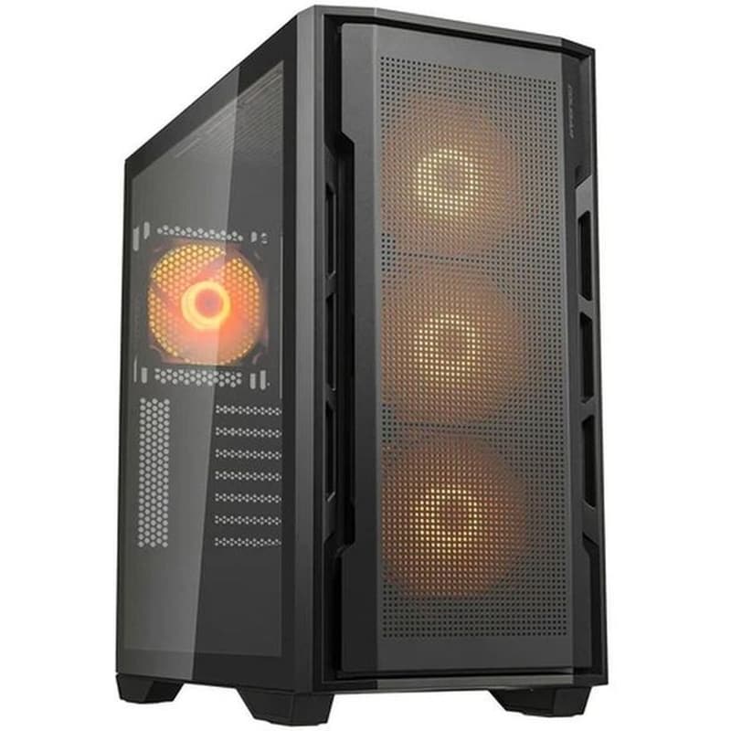 Κουτί Desktop Cougar Uniface RGB Midi Tower - Μαύρο φωτογραφία