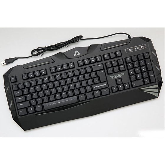 Armaggeddon AK-666SFX Gaming Ενσύρματο Πληκτρολόγιο με Φωτιζόμενα πλήκτρα (US) image 1