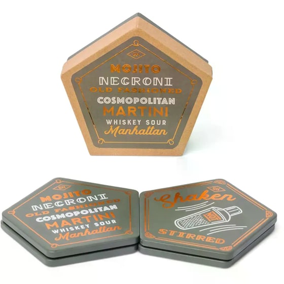Σουπλά&nbsp;Gentlemen's Hardware Ceramic&nbsp;Cocktail&nbsp;(4 Τεμάχια) image 0