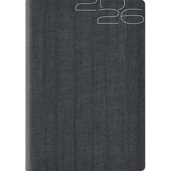 Ημερολόγιο Ημερήσιο 2026 Θεοφύλακτος 12M Kashmir Flat Ανθρακί image 0