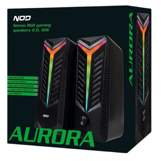 Ηχεία 2.0 Nod Aurora 16 W - Μαύρα image 6