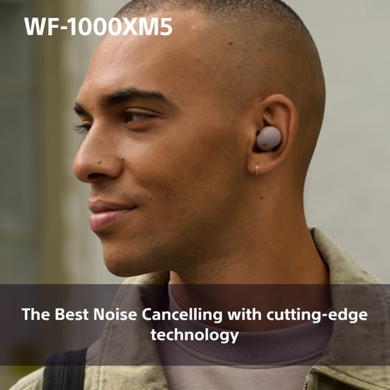 Sony WF-1000XM5 Wireless Noise Cancelling Earbuds - Smoky Pink image 3