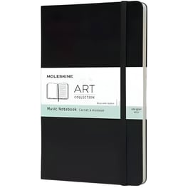 Σημειωματάριο Μουσικής Moleskine Large Μαύρο (1 Τεμάχιο)