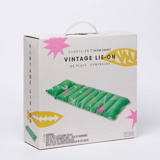 Στρώμα Θαλάσσης SunnyLife Vintage Lie On 35cm - Esmeralda image 9