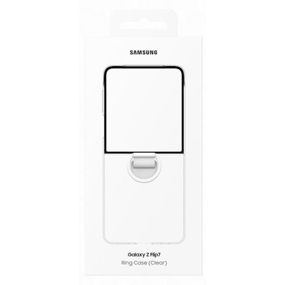 Θήκη Samsung Galaxy Z Flip7 - Samsung Ring Silicone Case - Transparent image 6