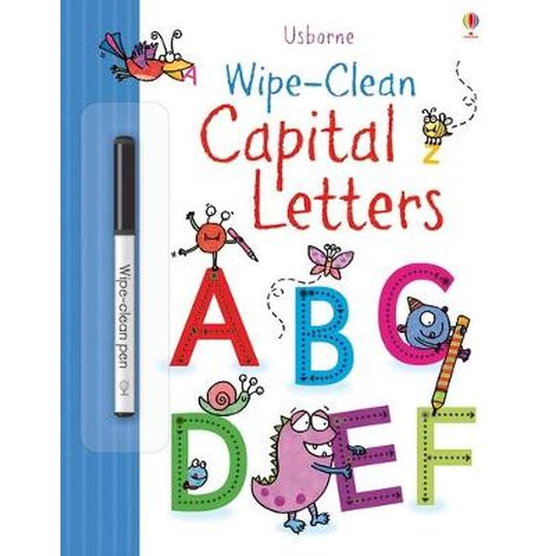 Wipe-Clean Capital Letters