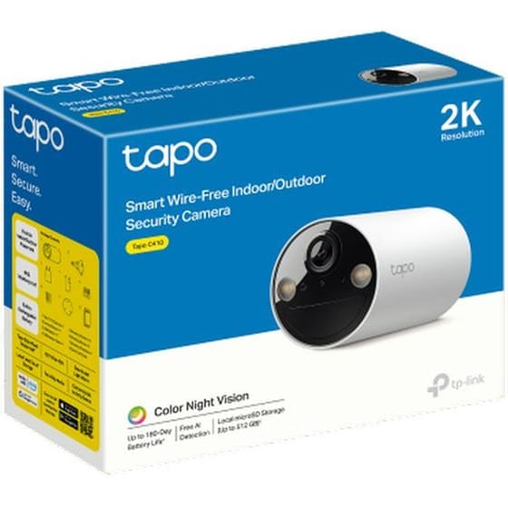 Ασύρματη IP Camera TP-LINK Tapo C410 2K Bullet με Αμφίδρομο ήχο image 3