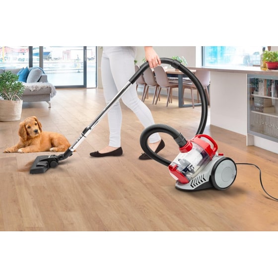 TURBOTRONIC TT-CV07 900 W με Κάδο 2.5 L Κόκκινη Ηλεκτρική Σκούπα image 2