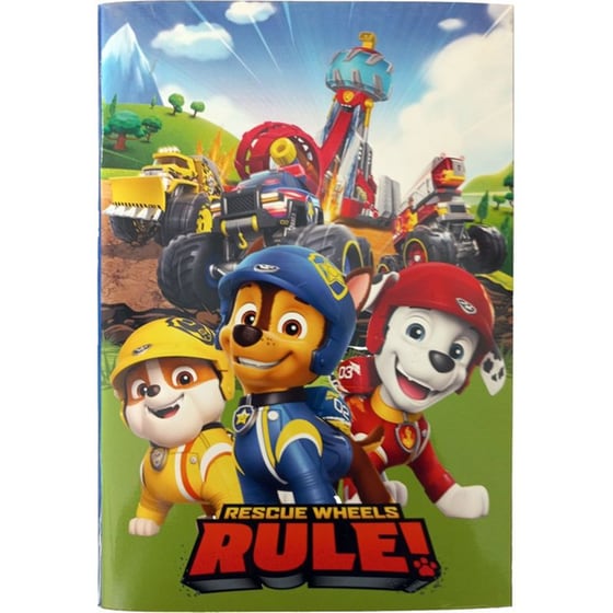 Τετράδιο Καρφίτσα Gim 40Φ. Paw Patrol Rescue Wheels image 0