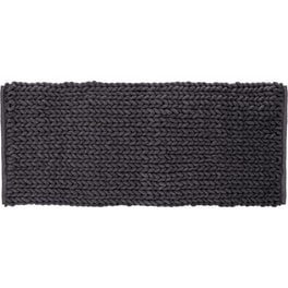 Πατάκι Μπάνιου Spitishop F-v Thick Anthracite 174727c από Πολυεστέρα/Βαμβάκι 50x120cm - Ανθρακί