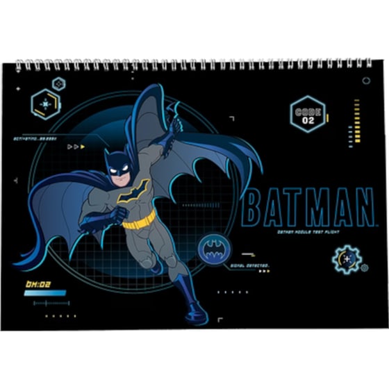 Μπλοκ Ζωγραφικής Graffiti 23X33Cm Batman A4 40 Φύλλων image 0