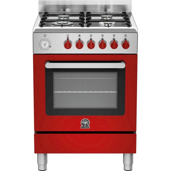 LA GERMANIA PRM6640EXRT(GPL) 56 Lt Κόκκινο Κουζίνα Μεικτή Υγραερίου image 0