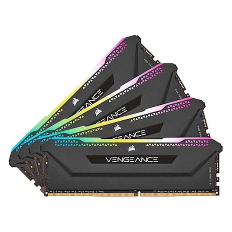 CORSAIR Μνήμη Ram Corsair Vengeance RGB Pro Sl CMH32GX4M4E3200C16 DDR4 32GB (4x8GB) 3200MHz για Desktop