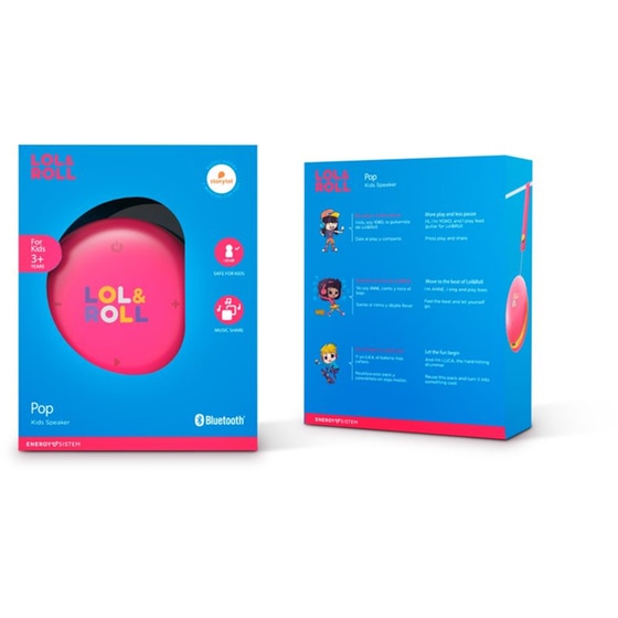 Energy Sistem Lol&Roll Pop Kids Φορητό Ηχείο 5W - Pink image 4